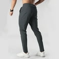 thumbnail image 5 of USNSM Men's Casual Solid Color Athletic Jogger Pants Stretch Gym Pants, Active Workout Joggers with Pockets for Men Gray XL, 5 of 6