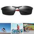 thumbnail image 4 of Men Durable Sunglasses Polarized Coating Blocks Harmful for Driving Black Leg, 4 of 8
