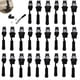 thumbnail image 2 of Kit de reparación de cremalleras de 24 piezas, broche de presión de repuesto universal para tornillo de engranaje deslizante, 2 of 5