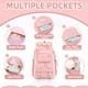 thumbnail image 3 of Mochila PIG PIG GIRL para niñas, antirrobo, ligera, rosa, 3 of 9