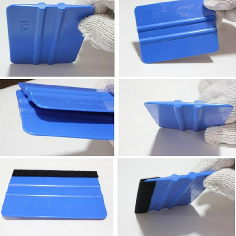 Bluethy Soft Felt Edge Squeegee Board for Car Vinyl Application Wrap Tool  Scraper Decal 