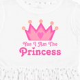 thumbnail image 4 of Inktastic Yes I Am the Princess Crown Girls Toddler Dress, 4 of 5