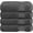 Dark Grey, variant on 100% Cotton 40x80 Oversized Bath Sheet, Extra Large Turkish Bath Towels for Bathroom, Black Bathsheet