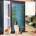 thumbnail image 4 of Slsy Dog Door for Sliding Glass Door, Adjustable Height 74 3/4" - 80 3/4" Doggy Door for Sliding Door, Insert Patio Pet Door with Lock for Renters and Apartments, Large, 4 of 10
