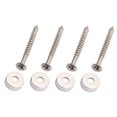 thumbnail image 3 of HEALEEP 4Pcs Silver Neck Joint Bushings Bolt Set for Guitar Parts Easy to Install and Durable, 3 of 8