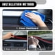 thumbnail image 5 of Cubierta de tablero de automóvil Unique Bargains para consola central para Mitsubishi Outland Pajero 2007-2015, poliéster negro y rojo, 1 pieza, 5 of 7