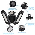 thumbnail image 3 of leyfeng AC 85-270 V 30 W 36 L-ED 3 paneles Deformable Luz de garaje Plegable Plegable, 3 of 8