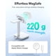thumbnail image 5 of Funda para AirPods 4 ESR con protección total contra caídas y mosquetón, color blanco, 5 of 9