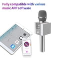 thumbnail image 4 of Microphone Karaoké Sans Fil Volume Plus de Basses 3-en-1 Portable, 4 of 6