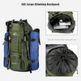 thumbnail image 3 of 60L Waterproof Lightweight Hiking Backpack with Rain Cover,Outdoor Sport Travel Daypack for Climbing Camping Touring, 3 of 8