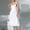 White, variant on Women's Sleeveless Nightgowns Summer Full Slip Dresses Solid Color Spaghetti Straps Soft Comfortable Trendy Halter Backless Easy Loungewear White M