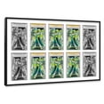 thumbnail image 2 of 10 Comic Book Frame Black Collage Comic Book Frame with White Mat to Display 10 Graded Comic Books, 2 of 6