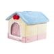 thumbnail image 2 of Cama para gatos acogedora con base antideslizante, caseta tipo tienda de campaña para perros y gatos. SG, 2 of 8