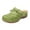 Green, variant on Taqqpue Womens Sandals Casual Closed Toe Outdoor Backless Slippers Clogs Slip-on Breathable Bohemia Wedge Sandals Beach Walking Shoes Summer Clogs for Women