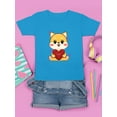 thumbnail image 3 of Cute Shina Inu W Heart T-Shirt Juniors -Image by Shutterstock,  Large, 3 of 4
