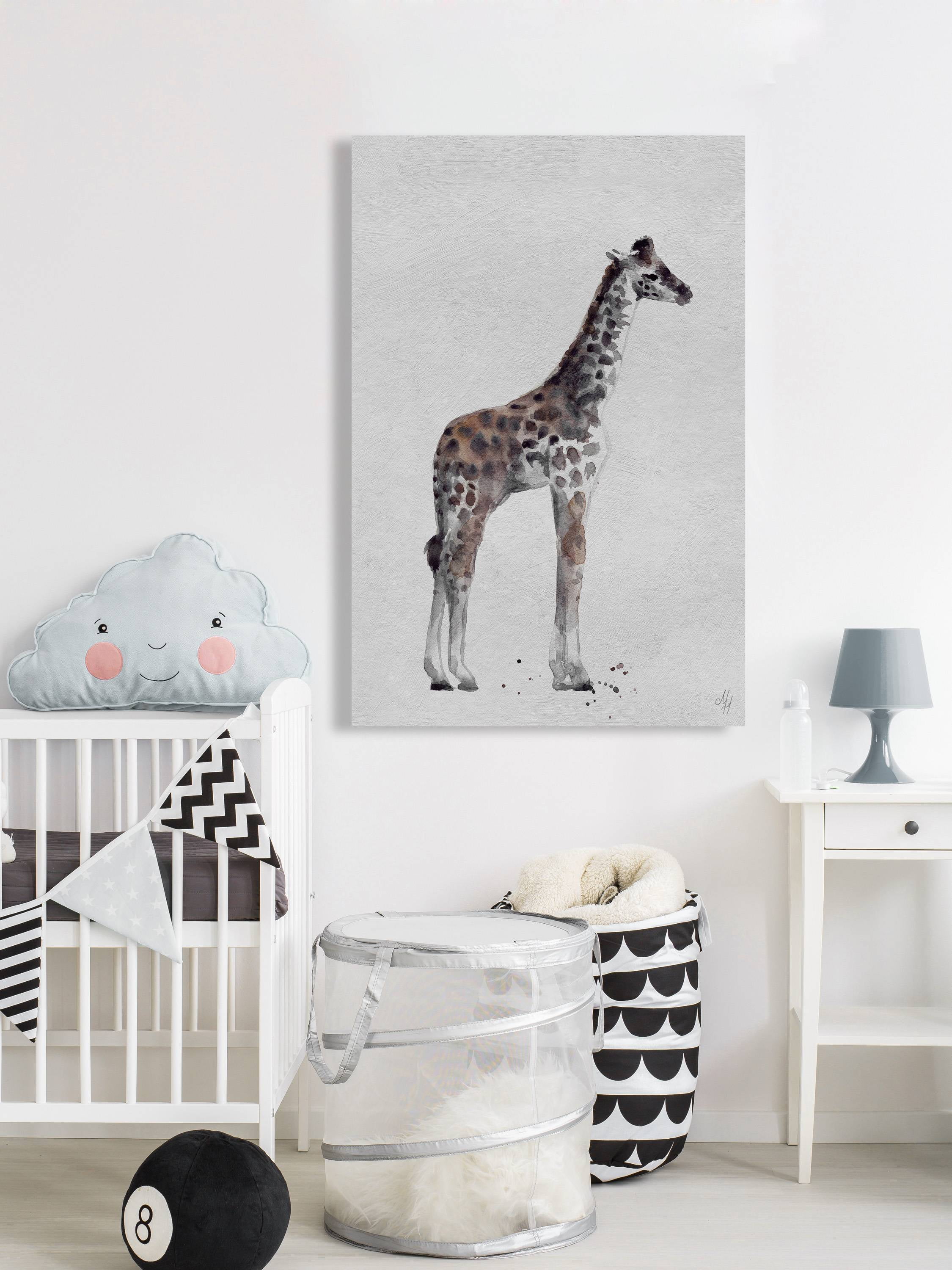 Marmont Hill Standing Tall Giraffe II Canvas Wall Art