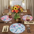 thumbnail image 4 of CounterArt Bright Lagoon Easy Care Flexible Plastic Table Place Mat, 4 Pack, 4 of 7
