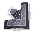 thumbnail image 2 of CSStudio Unisex Paisley Print Bandana Headscarf with Brim, Outdoor Sun Visor Hat, Hop Adjustable Lightweight Summer Head Wrap Cap, 2 of 8