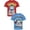 Thomas the tank engine / steam engine, variant on Thomas & Friends Tank Engine Toddler Boys 2 Pack Athletic Pullover T-Shirts Blue / Red 4T