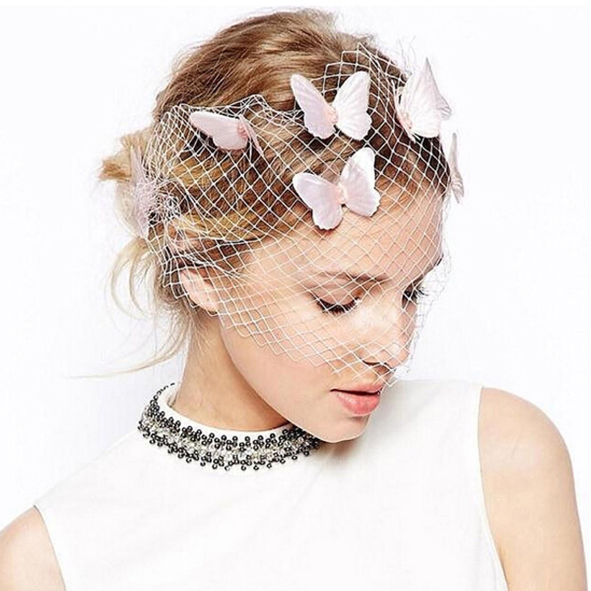 Hat Veil Netting for Women's Wedding 