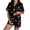R248-Black, variant on RMGVDSD Womens Pajama Sets Bow Polka Dot Print Casual Loungewear Short Sleeve Button Down Sleepwear Shorts Set Summer Pajamas Nightwear