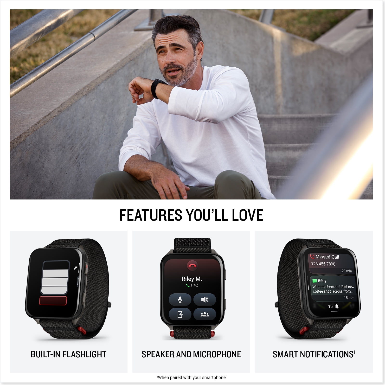 Garmin Venu X1, Thin and Lightweight GPS Smartwatch, 2 inch AMOLED Display, Advanced Health and Fitness Features, Black with Slate Titanium Caseback Bundle With Accessories
