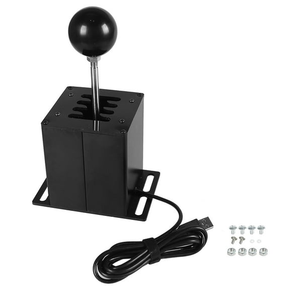 Simulador de cambio USB compatible con Logitech G29, G27, G25 y G920 para Forza 4 y LFS. 7 engranajes y engranajes R