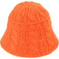 thumbnail image 2 of CoCopeaunts Women Bucket Hats Thick Warm Keeping Knitted Hat Autumn Winter Casual Fisherman Hat Solid Color Crochet Bucket Cap, 2 of 8