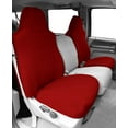 thumbnail image 2 of CalTrend Front NeoSupreme Seat Covers for 2012-2016 Nissan Versa - NS262-02NA Red Insert and Trim, 2 of 3