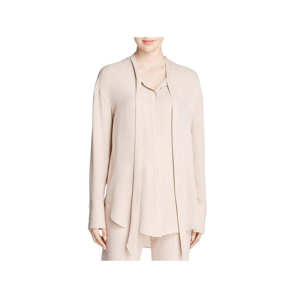 theory silk blouses