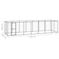 thumbnail image 4 of vidaXL Outdoor Dog Kennel Steel 16.94 m², 4 of 4