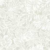 Tropical Leaf Peel and Stick Wallpaper