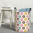 thumbnail image 5 of Goofa Colorful Donuts Printed Circular Hamper,Laundry Basket with Handles,Storage Baskets Foldable,Large Capacity Laundry Hamper-Small, 5 of 8