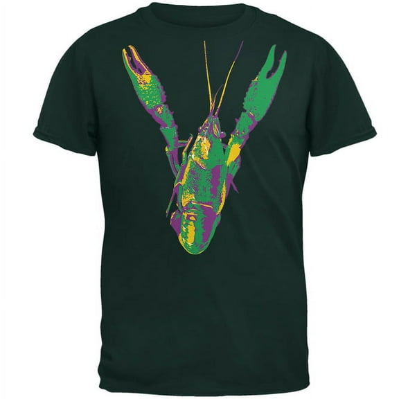 Old Glory Mens Mardi Gras Crawfish Short Sleeve Graphic T Shirt