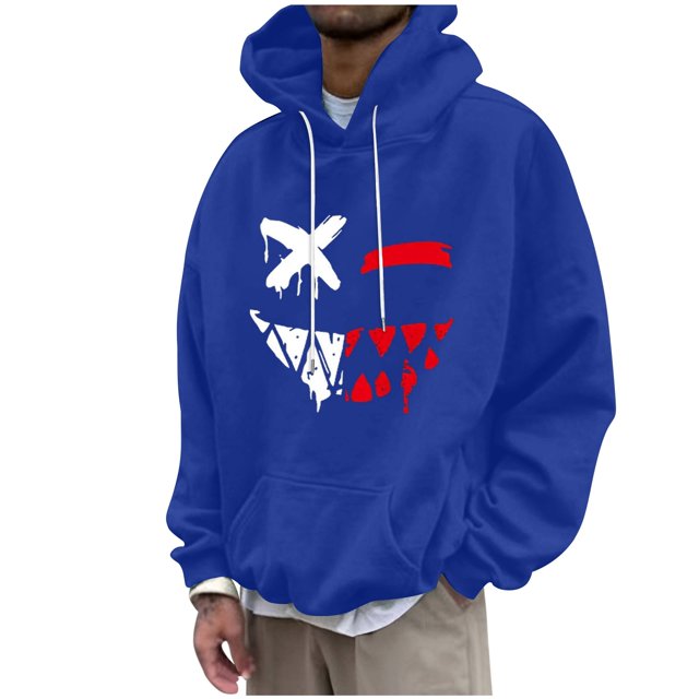 Sweat à Capuche Homme Imprimé 3D Automne/hiver