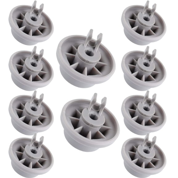 Scaroo 165314 Dishwasher Lower Rack Wheels Compatible Bosch 423232 10-Pack
