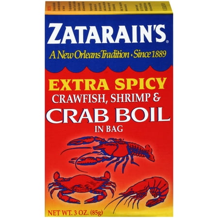 (2 Pack) Zatarain's Crawfish Shrimp & Crab Boil Extra Spicy Seasoning In Bag, 3 (Best Crawfish Boil Equipment)