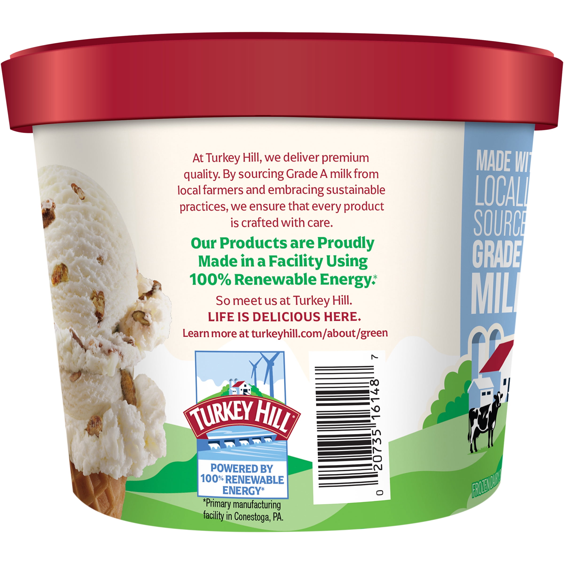 Turkey Hill Butter Pecan Premium Ice Cream, 46 fl oz