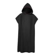 thumbnail image 3 of Poncho de microfibra Colamx Toalla de playa con capucha Negro, 3 of 8