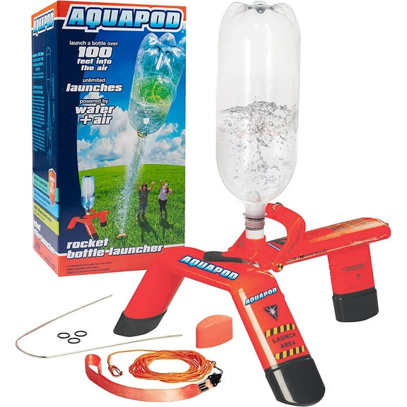 Aquapod Bottle Launcher, Fluorescent Orange