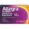 Allegra Allergy Fexofenadine 60mg Antihistamine Non-Drowsy, 12ct, 4-Pack