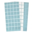 thumbnail image 2 of RITZ Terry Check Kitchen Towel Set, 3-Pack, 15" x 25", Dew, 2 of 6