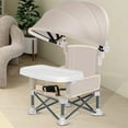 FCFoldable Toddler Feeding Chair, Foldable Feeding Booster Seat