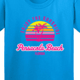 thumbnail image 4 of Inktastic Summer Enjoy the Sunshine Pensacola Beach Florida in Pink Youth T-Shirt, 4 of 5