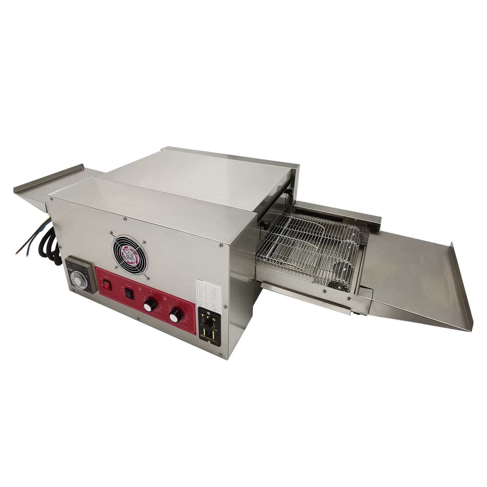 12" Belt Countertop Conveyor Pizza Oven Commercial Baking Electric Oven Chain Type 220V 1PH