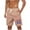 A Pink, variant on Men's Shorts Athletic Men Running Shorts Lee Cargo Shorts for Men Running Shorts Men Casual Fashion Print Shorts With Pockets Elastic Waist Beach Pants Army Green XXXL