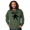 thumbnail image 3 of Beast Gym Fitness Meathead Men's Big & Tall Graphic Hoodie Brisco Brands 4X, 3 of 4