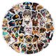 thumbnail image 2 of Pegatinas de vinilo impermeables de anime para perros, 100 unidades por lote, 2 of 5
