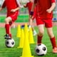 thumbnail image 4 of Pack de 12 pilones, conos de tráfico para deportes, fútbol, niños, perros, entrenamiento - 23cm, 4 of 6