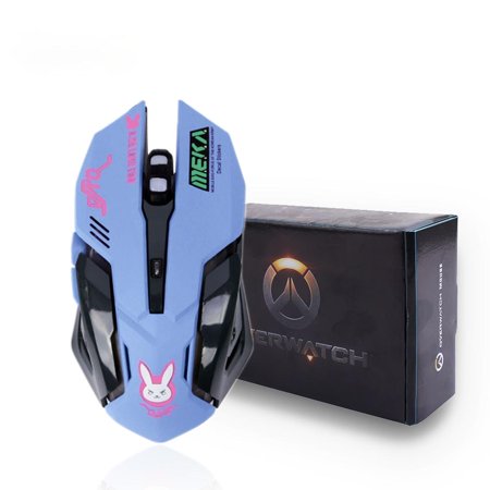 6 Buttons Gaming Breathing LED Backlit Gaming Mice D.VA Reaper Wired USB Computer Mouse